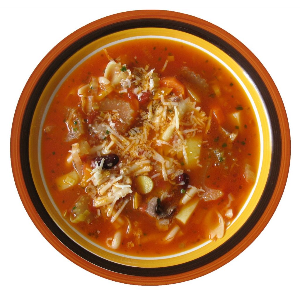 gluténmentes leves, minestrone leves