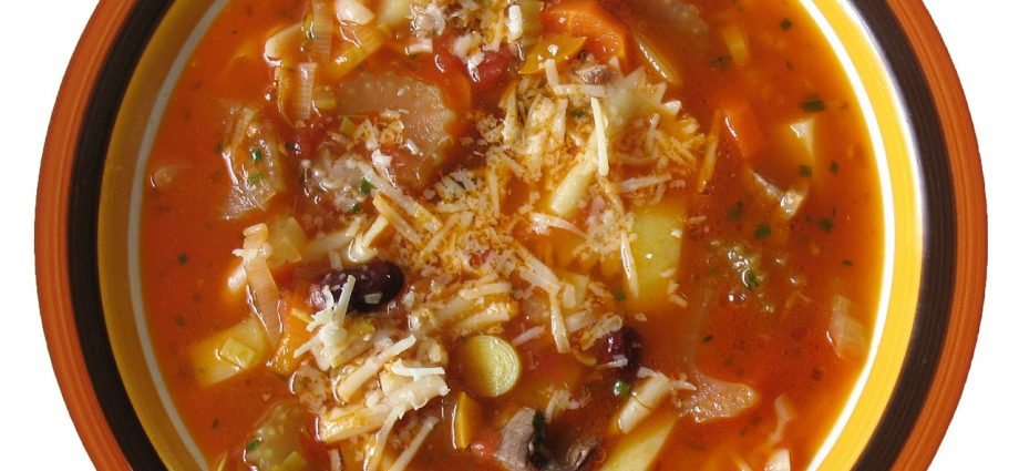 gluténmentes leves, minestrone leves